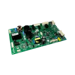 LG EBR81182789 – Perspectiva izquierda Tarjeta principal LG EBR81182789 para refrigerador, perspectiva izquierda con disipador y transformador