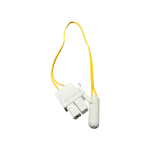 DA32-00066B – Primer plano de cápsula y conector Termistor NTC 502AT DA32-00066B con conector blanco, vista de primer plano.