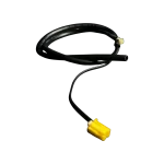 Close-up de conector amarillo del sensor K1562104 y sonda tubular