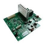 Tarjeta amplificadora EBR87888106 en ángulo con disipador elevado