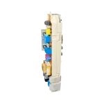 Tarjeta Display 6871EN1009Z – Lateral derecho Tarjeta display LG 6871EN1009Z para lavadora, vista lateral derecha con componentes