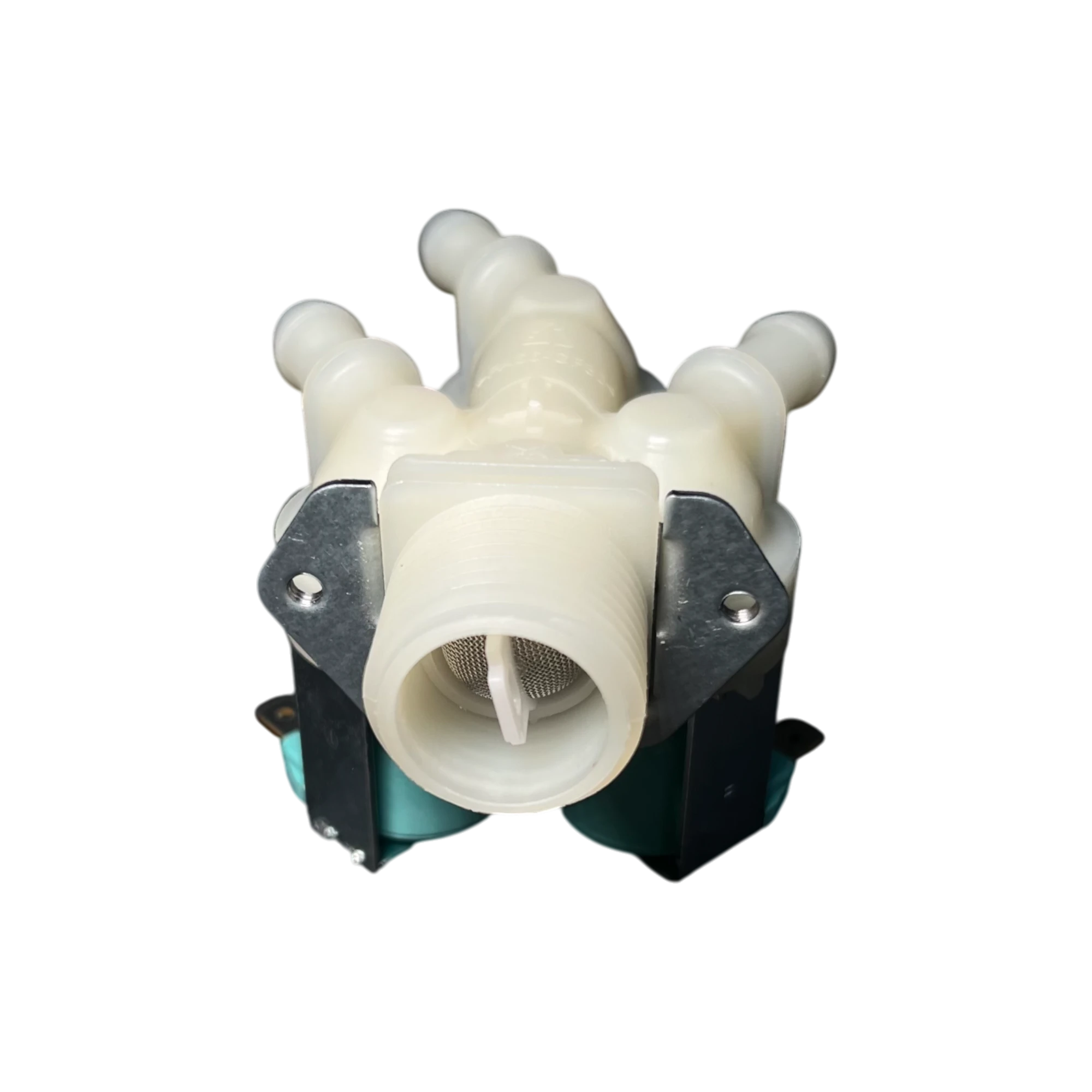 Válvula de agua Samsung DC62-00142G 110–127V, vista frontal con entrada roscada y filtro