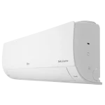 Detalle lateral de controles y sensores en unidad interior LG 2IN1S18C3