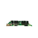 Placa principal LG EBR85801022 para mini componente CK99 vista lateral con conectores RCA y entradas de audio.