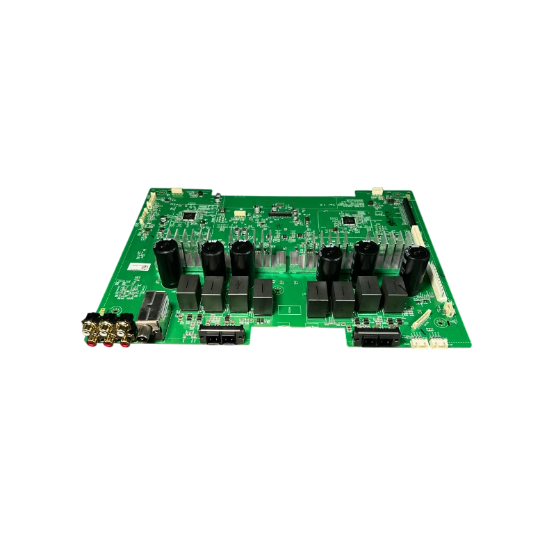 Main Board LG CK99 EBR85801022 vista frontal con condensadores y conexiones completas.