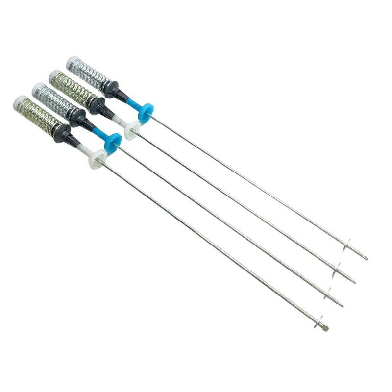 Kit de suspensiones LG con cuatro varillas AJK33933901 y AJK33933902 alineadas.