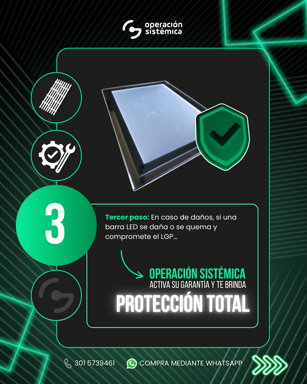 Protección total con garantía LGP TV