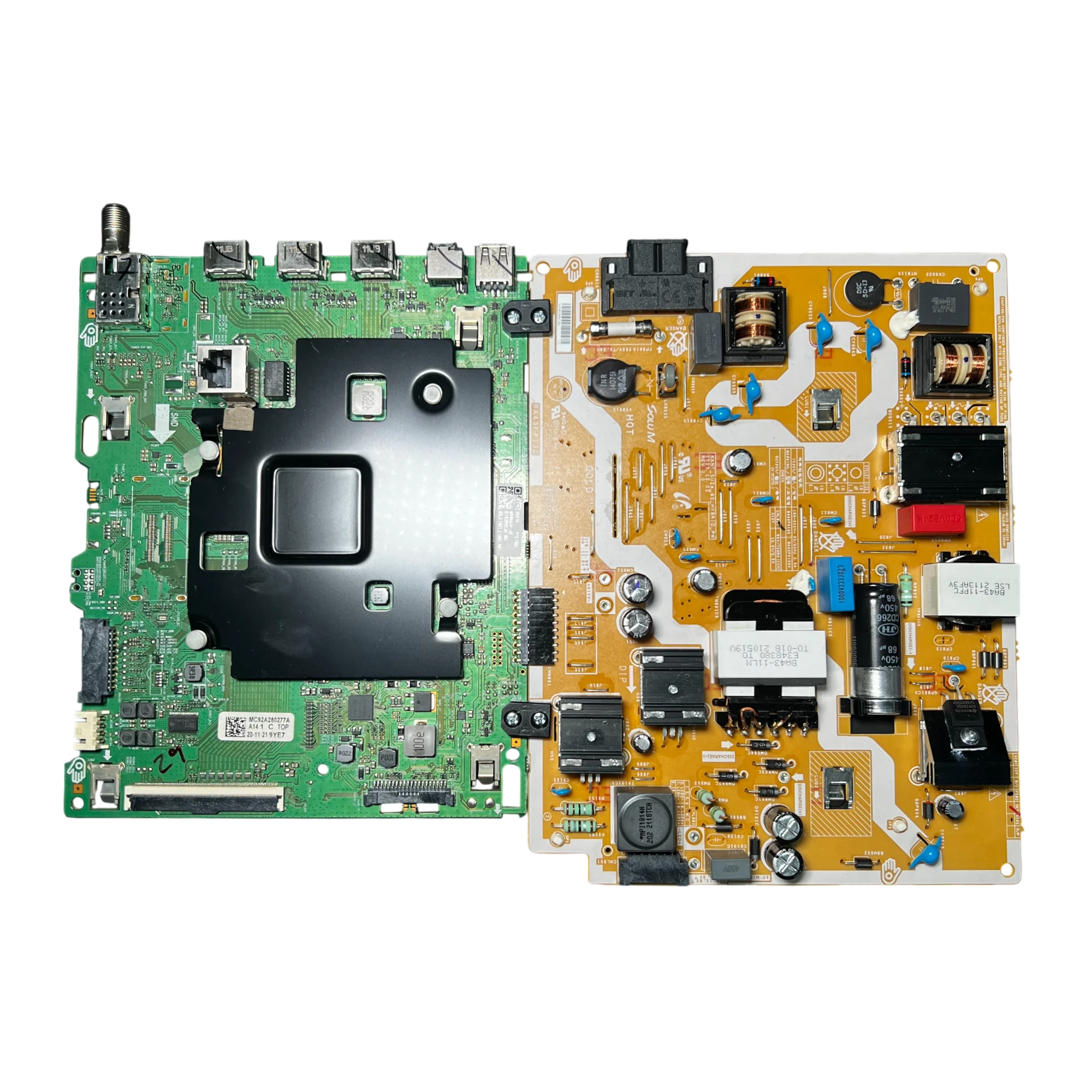 Main Board BN96-53075B original para TV Samsung, tarjeta electrónica con fuente de poder integrada