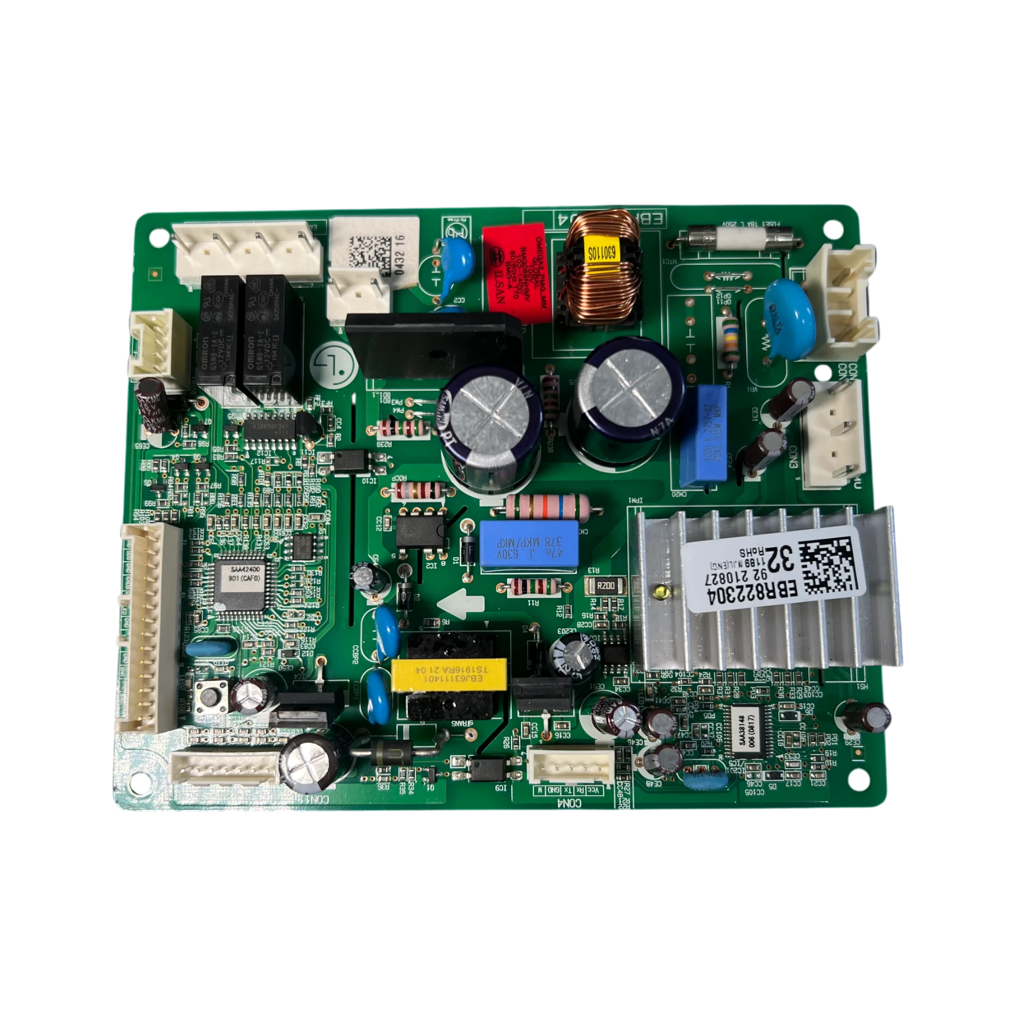 Main Board EBR82230432 LG vista superior completa.