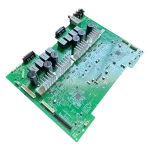 Main Board EBR85801002 para mini componente LG CK99 con disipadores de aluminio y capacitores de alto rendimiento.