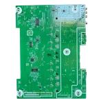 Main Board EBR85801002 para mini componente LG CK99 con disipadores de aluminio y capacitores de alto rendimiento.