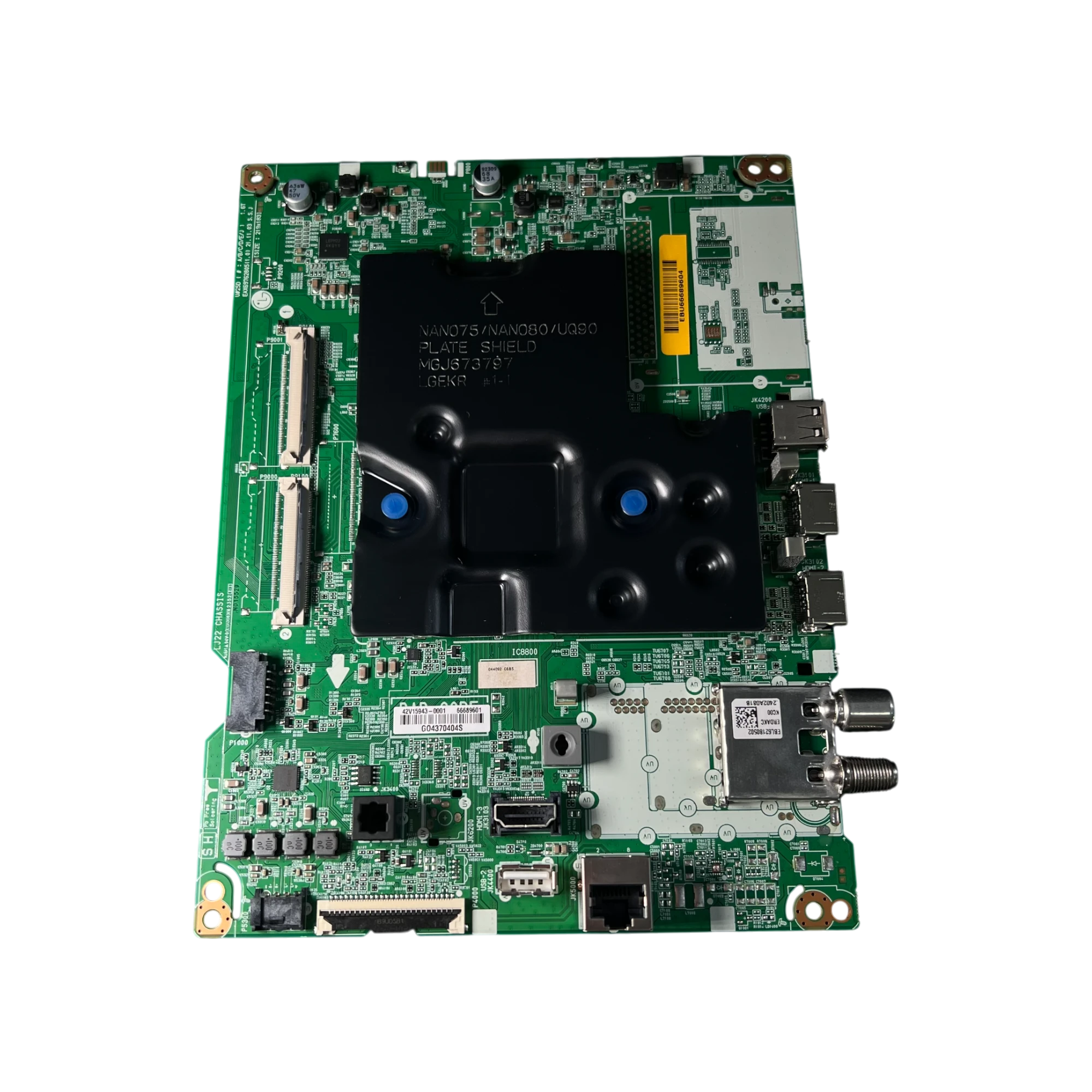 Main Board EBU66689604 para TV LG vista lateral