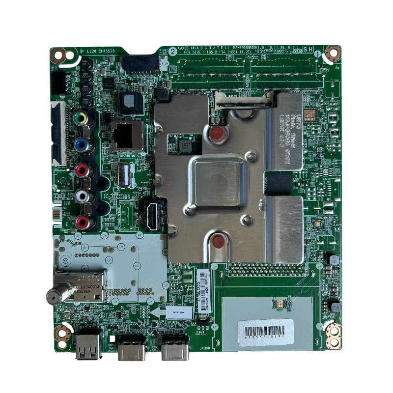Main Board EBU66103908 original para TV LG, tarjeta principal con conectores HDMI, AV, USB y puerto de red, compatible con modelos 50NANO79DNA, 50UN7300PDC, 50UN731C0DC.