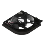 Motor ventilador Samsung DA97-20025B en perspectiva baja con marco y cableado