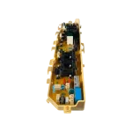 Detalle de conectores — Main PCB Samsung WA-F500L DC92-01764V Detalle de conectores y disipadores en PCB Samsung DC92-01764V para WA-F500L