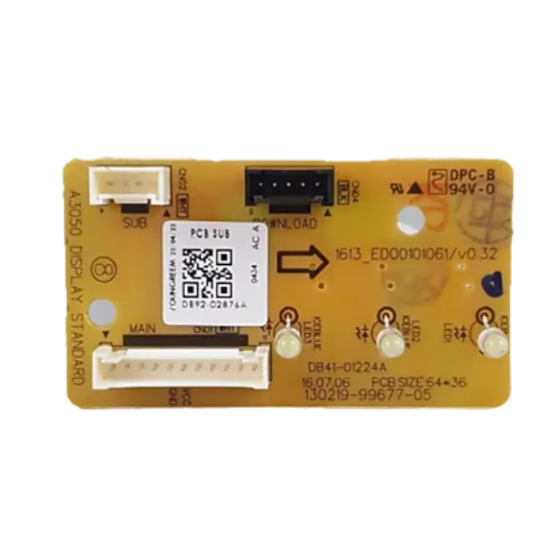 Placa display Samsung DB92-02876A para aire acondicionado vista frontal
