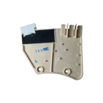 DC31-00098A sensor Hall Samsung, vista frontal plana con puertos de guía y conector blanco