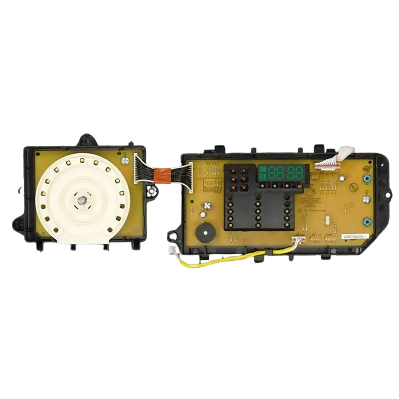 DC92-01802G – Módulo de interfaz WF5000 (vista superior) Tarjeta display Samsung DC92-01802G con perilla motorizada y flex