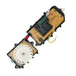 DC92-01802G – Tarjeta display con LED encendido (WF5000) Interfaz Samsung DC92-01802G con display LED activo, vista 3/4