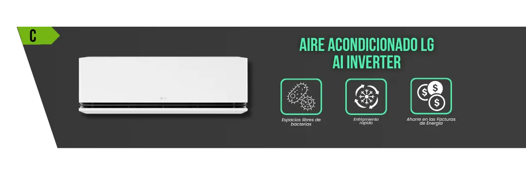 Aire Acondicionado LG AI Inverter