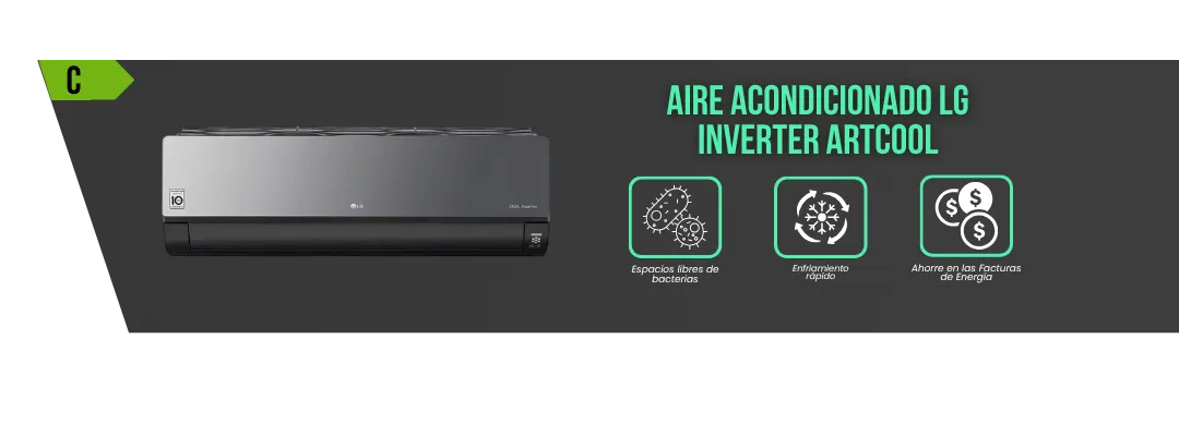 Aire Acondicionado LG AI Inverter