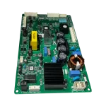 Main Board LG EBR83949225 para Refrigerador – Vista Trasera. Placa principal LG EBR83949225 para refrigerador, vista trasera.